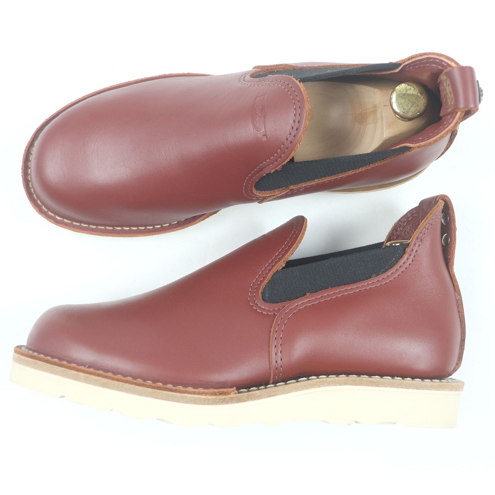 CHROME HEARTS WESCO boots ROMEO Romeo Dagger Side Gore Brown leather mens 8.5 thumbnail 3