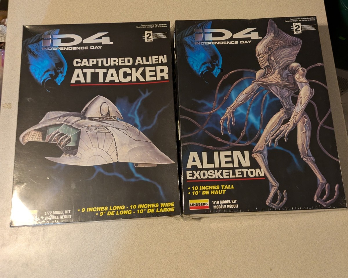 Lindberg 77311 Id4 Captured Alien Attacker Ship Independence Day