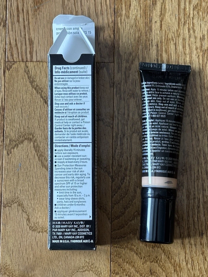 New Mary Kay CC Complexion Corrector Cream Sunscreen DEEP SPF 15 - Image 2 of 2