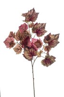 Artplants Kunstzweig Weinreben Zweig Marcelin, Violett, 65Cm