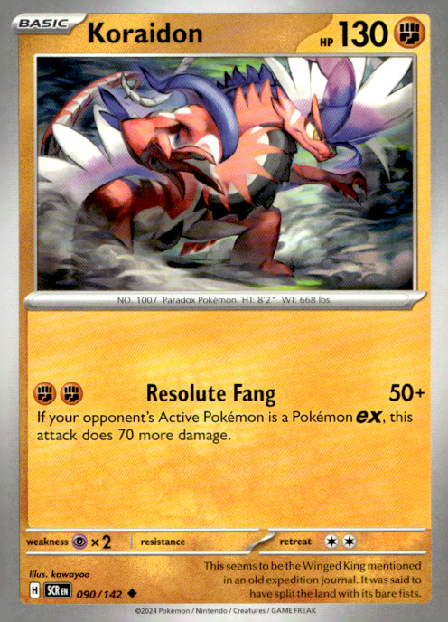 Koraidon Uncommon SV07: Stellar Crown 090/142 NM