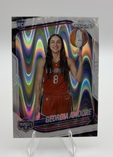 2025 Panini Prizm WNBA - Rookie Variation Georgia Amoore #140 White Seismic...