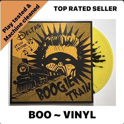 THE DELTAS Boogie Train 10'' Vinyl - rockabilly - coloured 10'' vinyl Record NM