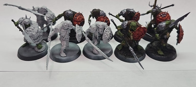 Warhammer Fantasy AOS Orruk Warclans Gutrippaz Some Well Painted x10