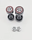 1/64 Scale Custom Wheel Sets, RedLine Plastic Neo Classic Style, Fits Hotwheels