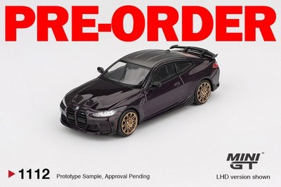 (Pre-order) MINI GT #1112 BMW M4 M-Performance (G82) Daytona Violet LHD Model