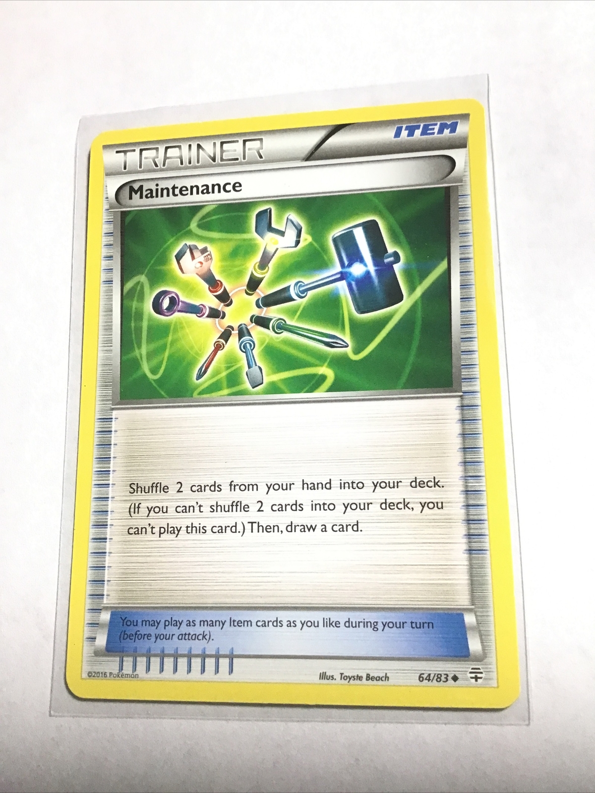 MAINTENANCE - 64/83 - XY GENERATIONS - Pokemon Card - LP