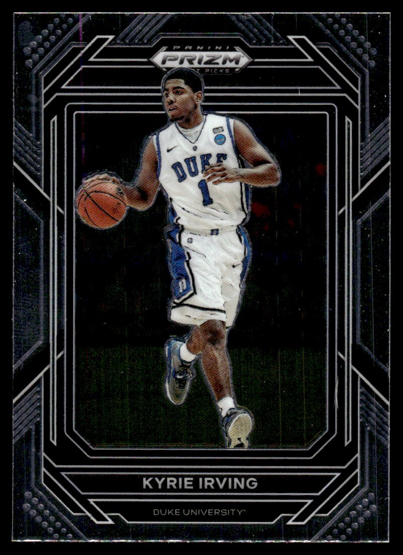 Kyrie Irving Card 2023-24 Panini Prizm Draft Picks #72 Duke Blue