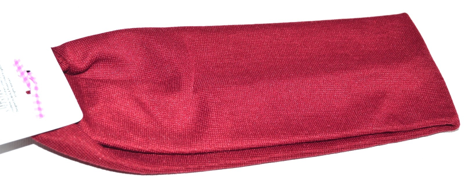 NEW Plain Maroon Red Wide Stretch Headband Bandeaux Festivals Prom Fashion Hippy