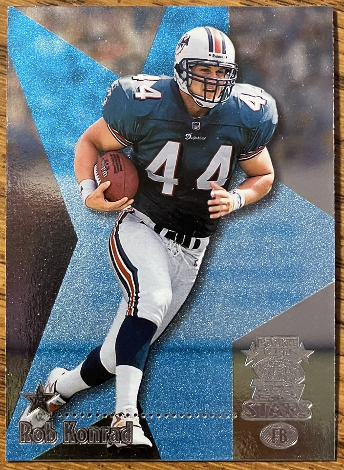 Rob Konrad 1999 Topps NFL Stars Rookie Card #55 Miami Dolphins RC Free Shipping - Image 3 of 3