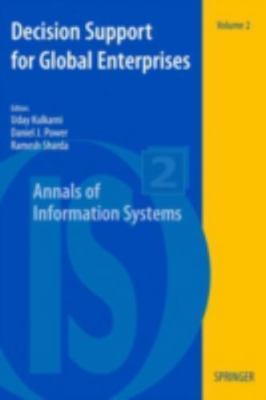 Decision Support for Global Enterprises, Paperback by Kulkarni, Uday (EDT); P...