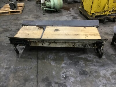 Smooth Flat Belt Conveyor 68  X 21  115V Works! #208BK