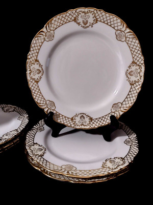 Set/3 SCARCE NEAR MINT GOLDEN SYMPHONY L & M (3) 10'' Vintage Dinner Plates
