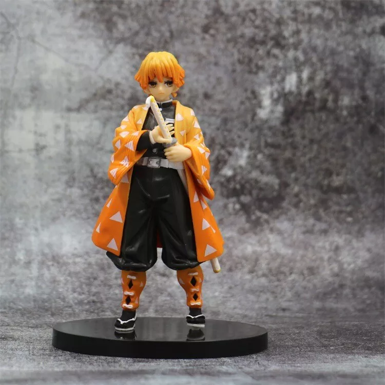 Demon Slayer: Kimetsu No Yaiba Agatsuma Zenitsu Action PVC Figure Toys 5.5  BULK 