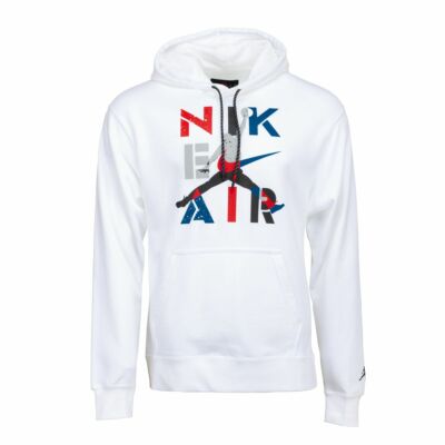 jordan red white and blue hoodie