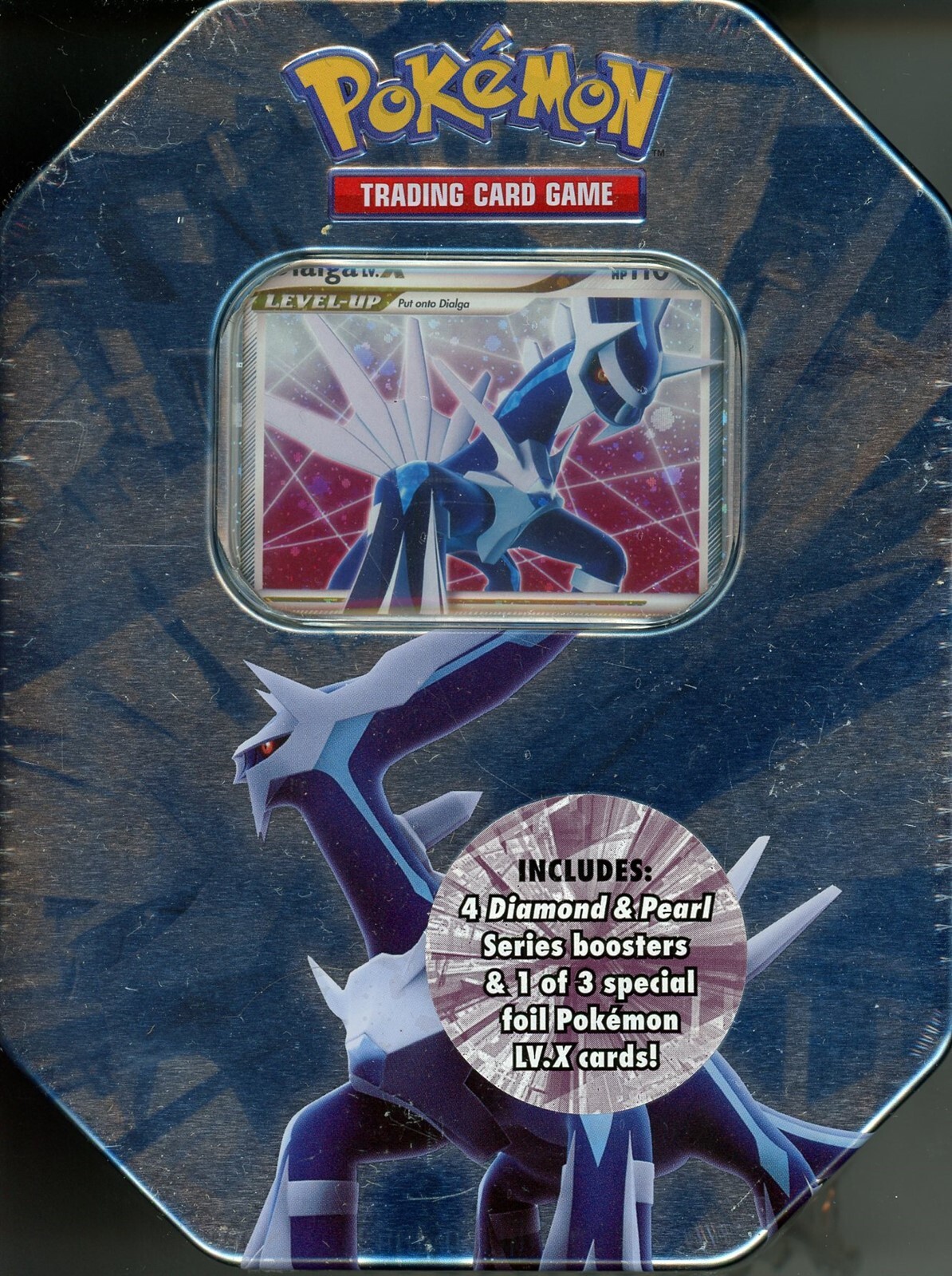 POKEMON DIAMOND & PEARL DIALGA LV. X SEALED TIN