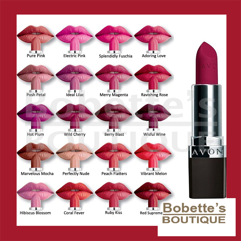 Rouge à Lèvres Mat Avon Be Bold - Intense - 3 Coloris Au Choix - Neuf - 3,2g