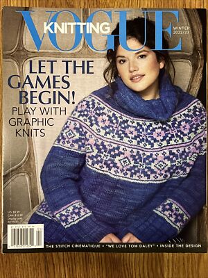 VOGUE KNITTING WINTER 2022 2023 LET THE GAMES BEGIN  GRAPHIC KNITS