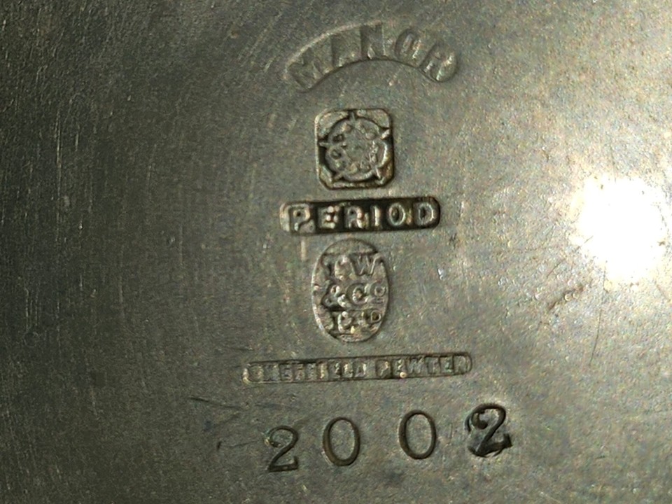 Vintage Hammered Pewter Teapot eBay