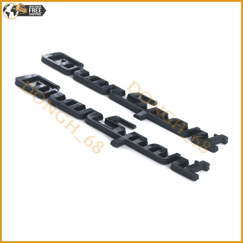 Глянцевая черная эмблема Levante Q4 правая и левая сторона багажника значок GranSport для Maserati - Изображение 3 из 4