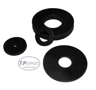 T&P SUPPLIES Metric Form A Rubber Washers M6 M8 M10 M12 M14 M16 M18 M20 M22 M24 M27 M30 M33
