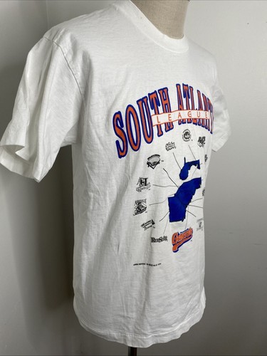 Vintage South Atlantic League T-Shirt Minor League Baseball 1998 Single Stitch L - Picture 6 of 13