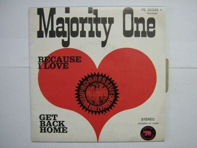 MAJORITY ONE 45 TOURS FRANCE PSYCHEDELIQUE+