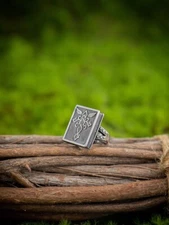 NIGHT WORKS Secret Realm Dark Gothic Magic Book Style Retro Signet RingTail Ring