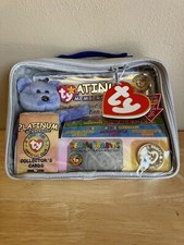 ty Beanie Babies Original Membership Club Platinum Kit Bag 1999 Vintage Sealed