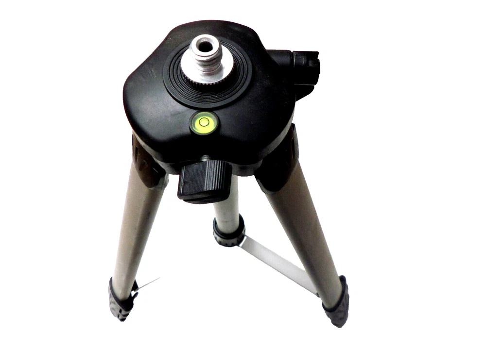 Laser Level Tripod, 1/2" Thread Mount, Adjustable Height Collapsible Legs,