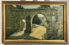 French School Architecture Art Roman Landscape Post-Impressionist