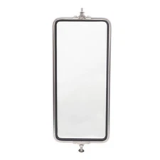 Universal West Coast Truck Stainless Steel Side Mirror Head 7" x 16" Left=Right