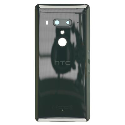 Original HTC U12 + Plus Back cover glass battery housing + camera lens black