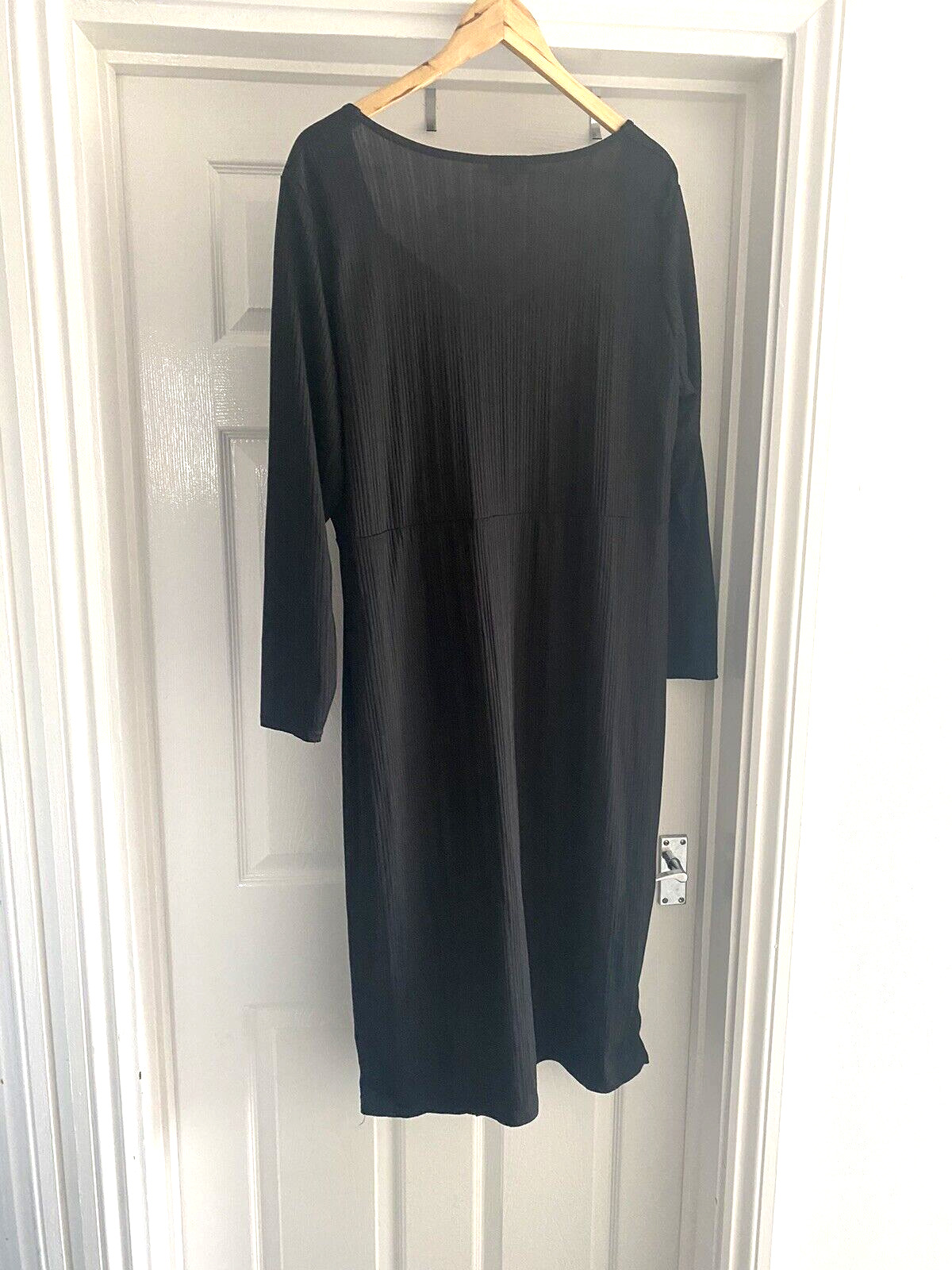 Ladies Plus Size 24 Sleeves Summer Black Dress Si… - image 6