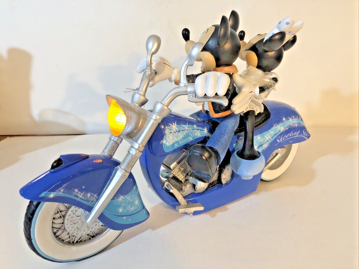 Mickey Minnie Star Power Motorcycle Lights Sound Bradford Exchange