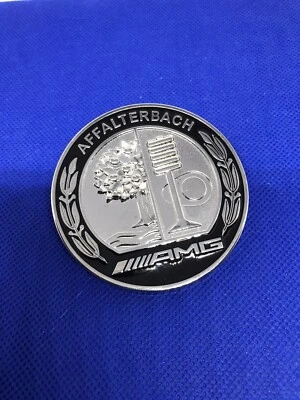 1 Logo AMG Affalterbach Mercedes Chrome Métal 6.5cm