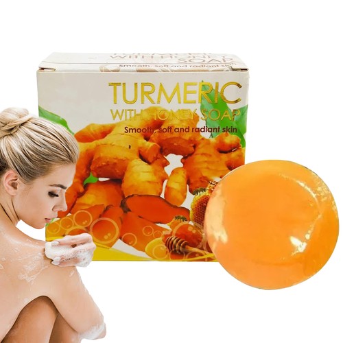 Turmeric Soap Bar For Face & Body – Natural Turmeric Skin Brightening Soap