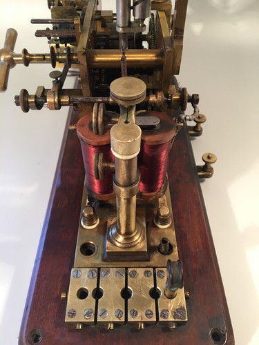 Morsetelegraph / ÖLLER & Co Stockholm / Morseschreiber / 19. Jhd. - Bild 7 von 24