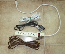6 Outlet Surge Protector, 2- 6ft. Ext. Cords one 15ft. Extension Cord