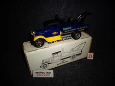 SUNOCO 1931 INTERNATIONAL TOW TRUCK WRECKER TOY BANK ERTL DIECAST #GG-9001 D