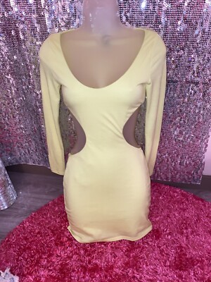 neon yellow short dress READY TO WEAR