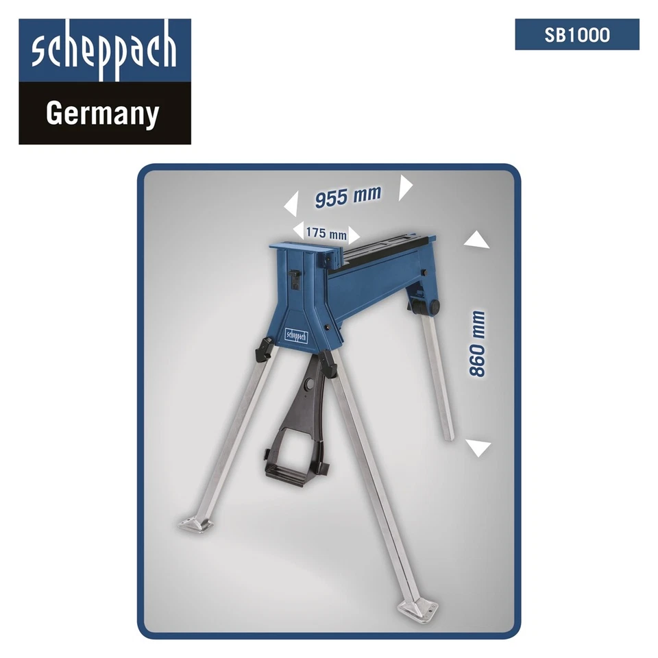 Scheppach SB1000 Spannbock Klemmbock mobil Werkbank Arbeitsbock klappbar Metall - Bild 4 von 4
