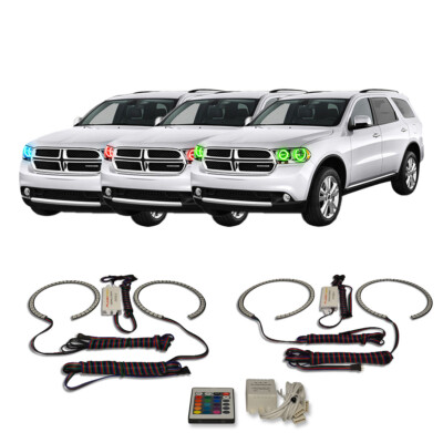 RGB Multi Color IR Headlight Halo kit for Dodge Durango 11-13