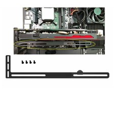 Graphics Video Card GPU Brace Support Sagging Holder Bracket Black Aluminum 1Pcs