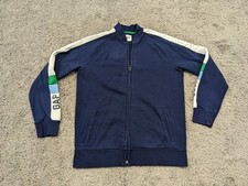 Gap Kids Boys Teen Jacket XL Full Zip Long Sleeve Blue Fleece