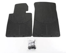 Genuine NEW Set of 2 Front Rubber All Weather Floor Mats Black for BMW E46