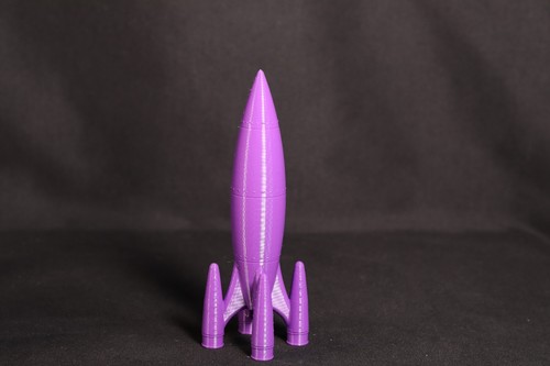 Red Rocket Fallout 6 Inches Spaceship Rocket Ship Starship Model Sci-Fi Decor - Picture 11 of 15