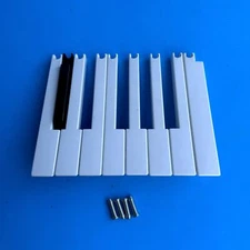 M-Audio OZONE MIDI Keyboard OEM Parts: Keys White Black Key Spring [Select Part]