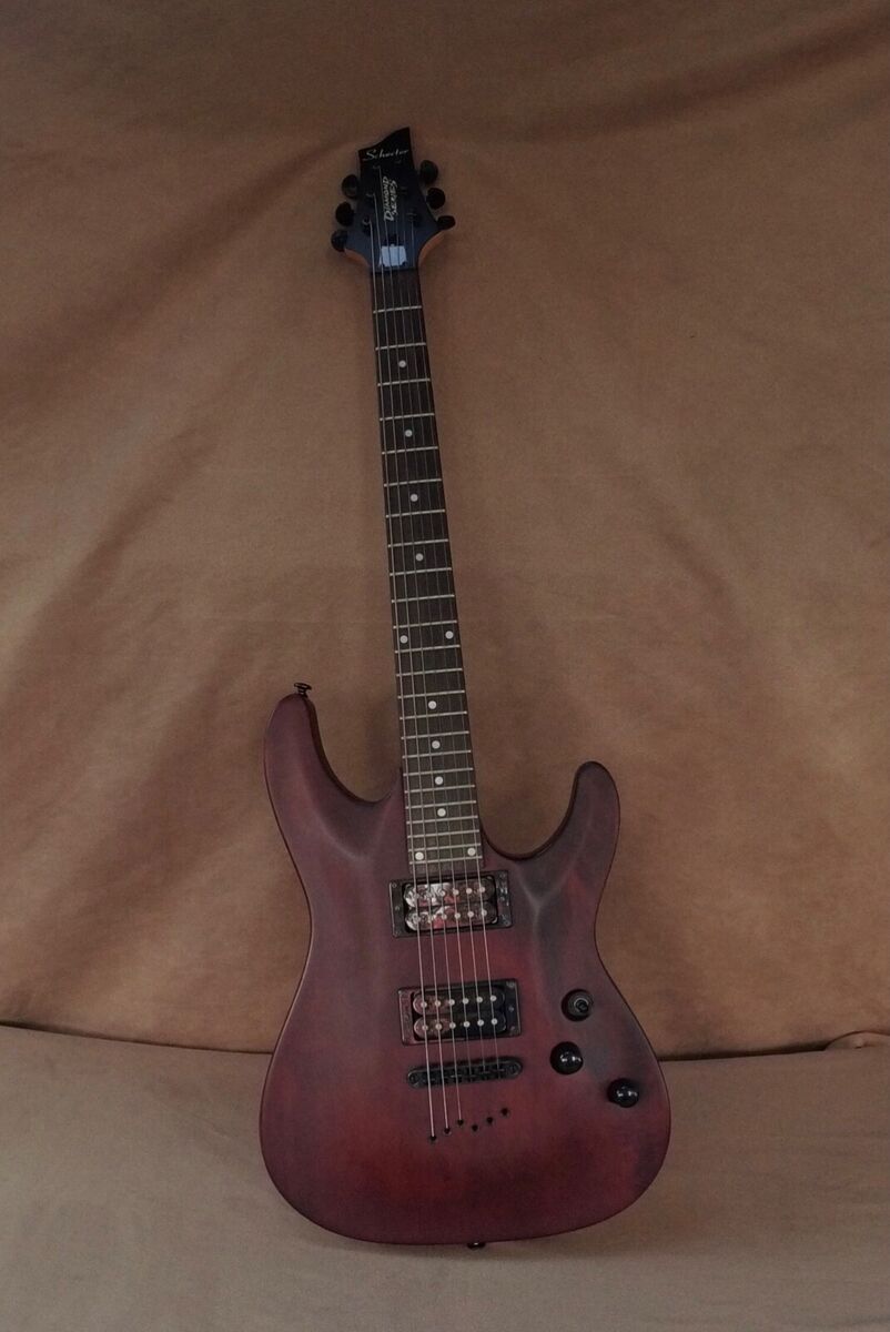 Schecter Diamond Series OMEN-6 Satin Walnut Electric Guitar Schecter Diamond Series OMEN-6 Satin Walnut Electric Guitar