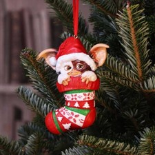 Gremlins - Gizmo In Stocking Christmas Ornament - Nemesis Now